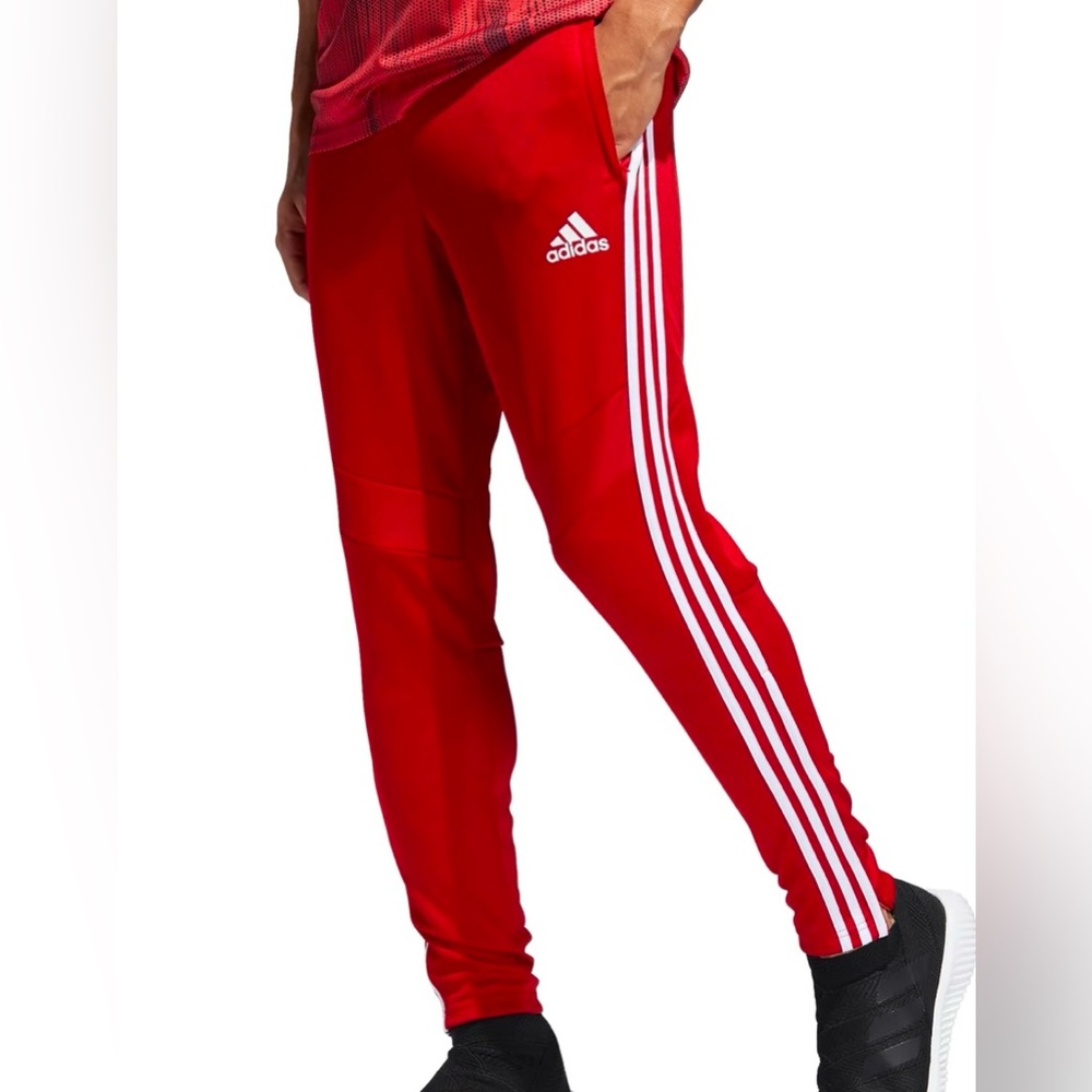 Adidas Trio Athletic Red Pants, Youth Large